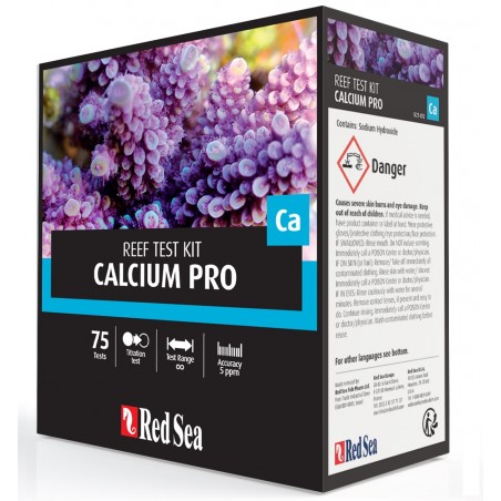 RED SEA Calcium Pro Test Kit- Test d'eau d'aquarium