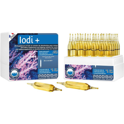 Prodibio Iodi+ 30 Ampullen – Jod für Aquariumriffe