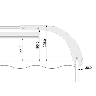 GNC Bridge X - Support pour lampe GNC Blu-Ray X GNC Bridge X - Support pour lampe GNC Blu-Ray X