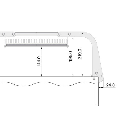 GNC Bridge XM - Support pour lampe GNC Blu-Ray XM et Blu-ray M PRO GNC Bridge XM - Support pour lampe GNC Blu-Ray XM et Blu-ray M PRO