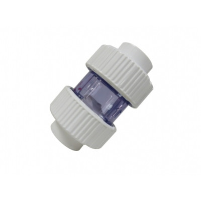 ROYAL EXCLUSIV PVC-Rückschlagventil Ø 25 mm Weiß Kurze/Kompakte Ausführung - Aquarium-Rückschlagventil