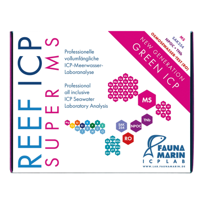 FAUNA MARIN Reef ICP Super MS- Test ICP pour aquarium