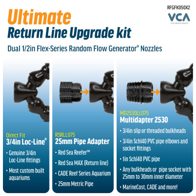 VCA Red Sea Reefer Ultimate Upgrade Kit 1/2"- Flex-Series