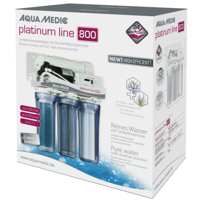 AQUA MEDIC Platinum Line 800 – Umkehrosmoseanlage mit Druckerhöhungspumpe 800 l/Tag AQUA MEDIC Platinum Line 800 – Umkehrosmoseanlage mit Druckerhöhungspumpe 800 l/Tag