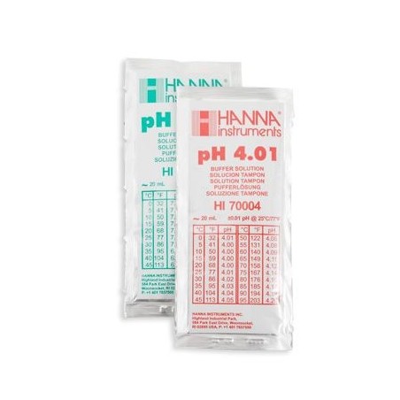 HANNA Solution étalon pH 4.01-7.01 - Sachet de 20ml