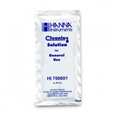 HANNA Solution de nettoyage pour électrode- Sachet de 20 ml x 5