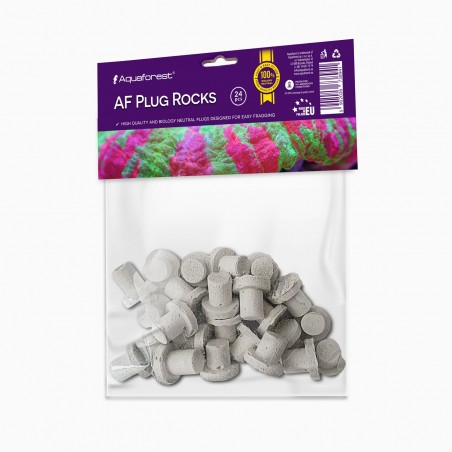 AQUAFOREST AF Plug Rocks- Lot de 24