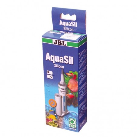 JBL AquaSil Transparent 80 ml- Silicone pour aquarium