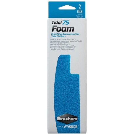 SEACHEM Tidal 75 Foam- Mousse de remplacement 2 pcs SEACHEM Tidal 75 Foam- Mousse de remplacement 2 pcs