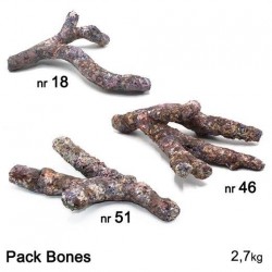DUTCH REEF ROCK Pack Bones- 2,7 kg Roches artficielles