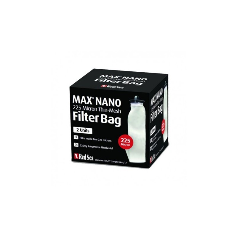 RED SEA Filter Bag Max Nano nylon 225 micron- Lot de 2