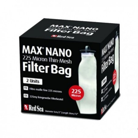 RED SEA Filter Bag Max Nano nylon 225 micron- Lot de 2