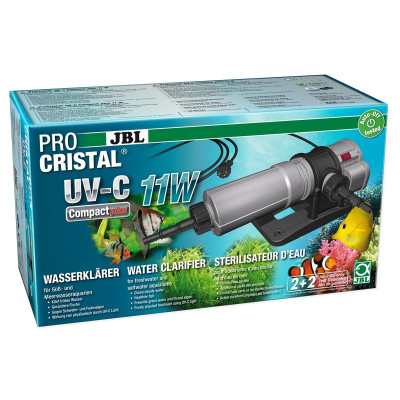 JBL ProCristal UV-C Compact Plus 11W- Stérilisateur pour aquarium de 200 à 800 L JBL ProCristal UV-C Compact Plus 11W- Stérilisateur pour aquarium de 200 à 800 L