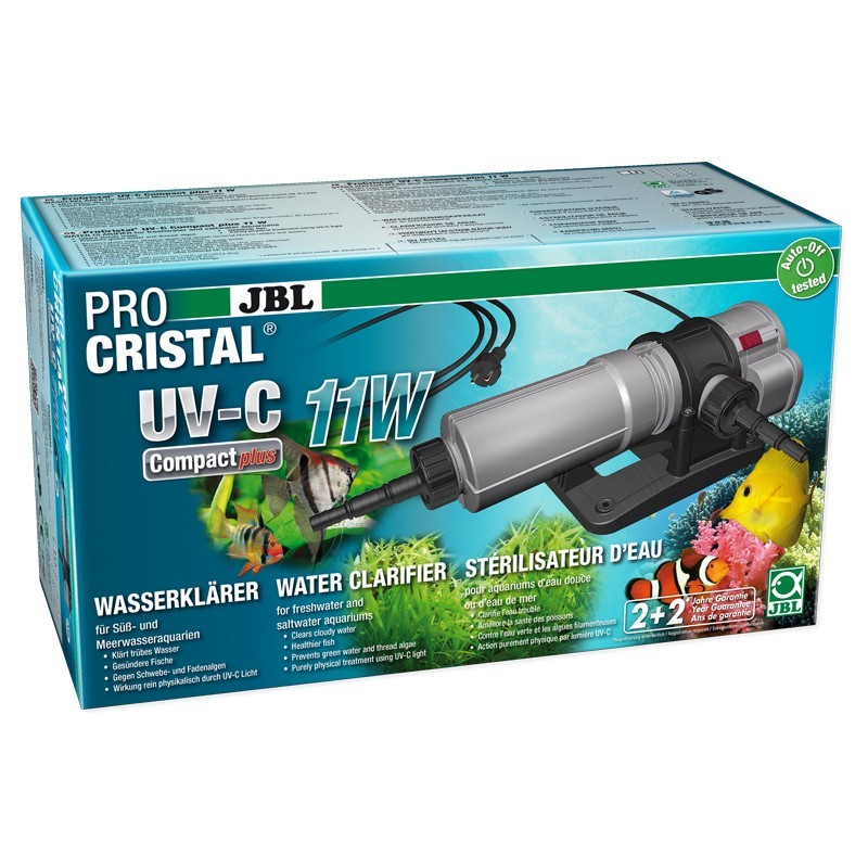 JBL ProCristal UV-C Compact Plus 11W- Stérilisateur pour aquarium de 200 à 800 L