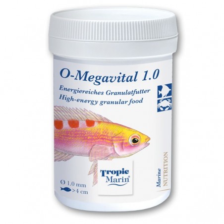 TROPIC MARIN O-Megavital 150 gr- Granulés pour poissons 1 mm