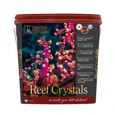 AQUARIUM SYSTEMS Reef Crystals 10 kg- Sel pour aquarium