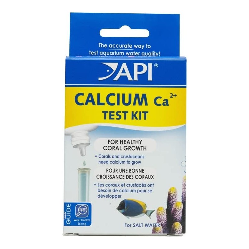 API Calcium Test Kit- Test d'eau pour aquarium d'eau de mer