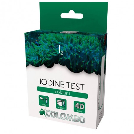 COLOMBO Iodine Test- Test Iode pour aquarium