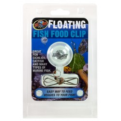 ZOO MED Floating Fish Food Clip- Pince à algue flottante
