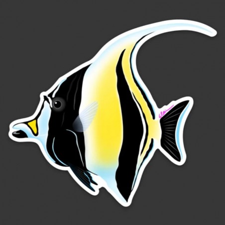 LAZY COFFEE DESIGN Moorish Idol sticker - Autocollant