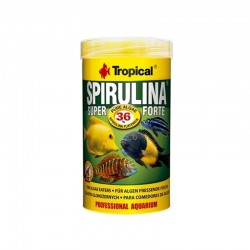 TROPICAL Spirulina Forte 250ML- Nourriture pour poissons herbivores